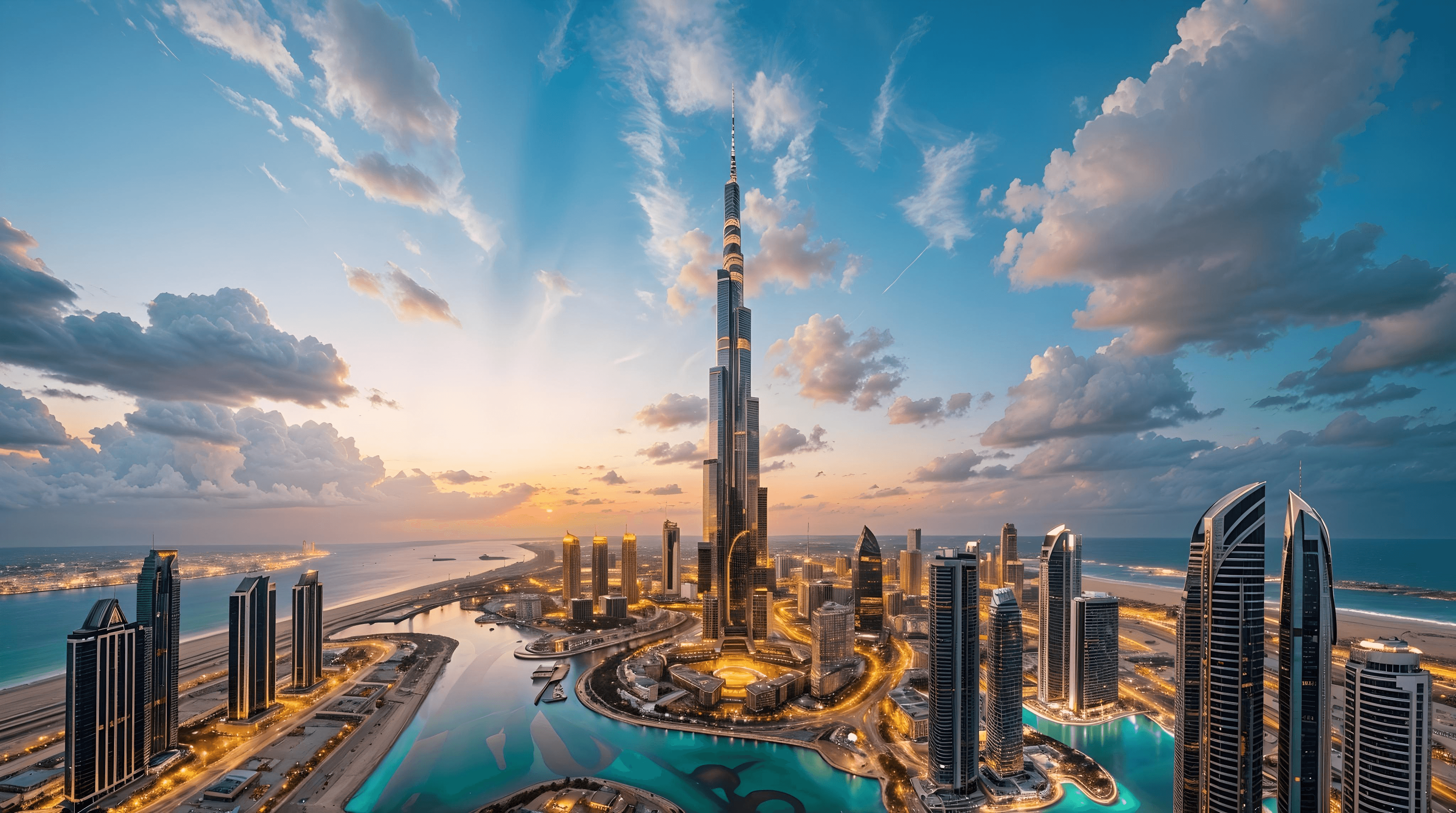 Burj Khalifa Dubai Skyline